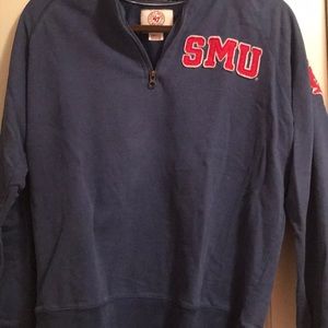 SMU collegiate quarter zip